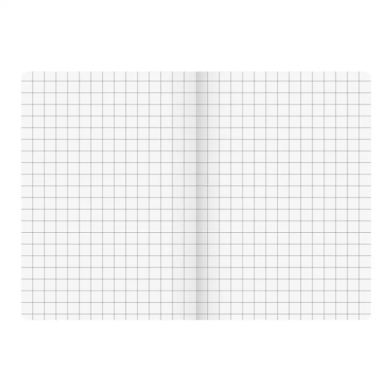 BRUNNEN Vivendi Caderno escolar Lineatur 7, quadriculado sem margem, A5, 16 folhas