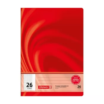 Caderno escolar Brunnen Vivendi A4 quadriculado 16 folhas