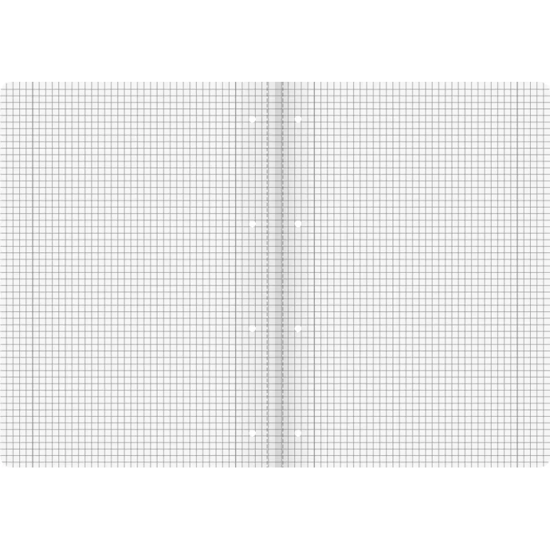 Caderno escolar BRUNNEN Vivendi A4, Lineatur 38, quadriculado, 32 páginas, margem interior e exterior