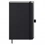 Caderno BRUNNEN KOMPAGNON A5 quadriculado preto 96 folhas