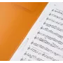 Dossier de relatório BRUNNEN FACT! A4 PP laranja 150 folhas fixação metálica