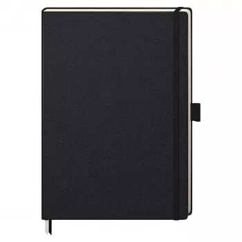 Caderno BRUNNEN KOMPAGNON A4 quadriculado preto 96 folhas