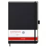Caderno BRUNNEN KOMPAGNON A4 quadriculado preto 96 folhas
