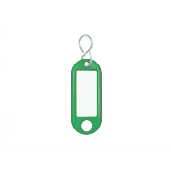 WEDO Clipe jumbo verde 52 mm 21 mm 10 unidades aço revestido a plástico