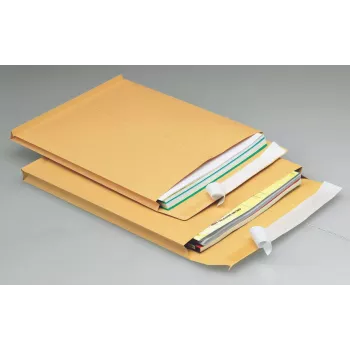 Mayer-Kuvert-Network Sacos de envio dobrados DIN C4 sem janela castanhos 2,0 cm dobra 100 unidades