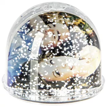 Bola de neve com purpurinas para fotografias WALTHER 6,9x6,3 cm GK080W