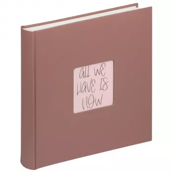 Álbum de fotografias Walther Fun Mocha Mousse 30x30 com 100 páginas FA-208-MM