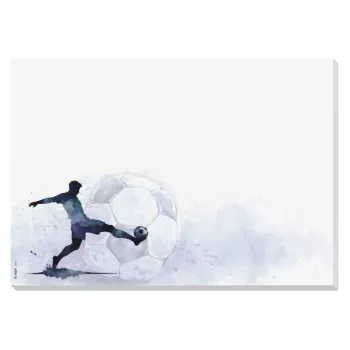 Tapete de secretária SIGEL Goal Zone Azul-claro Papel 30 folhas