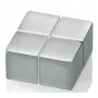 Íman de neodímio redondo extra forte SIGEL C10 Prateado 20mm x 10mm (pack de 4)