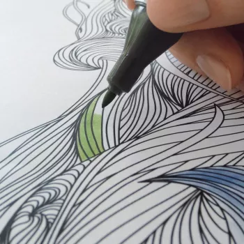 Tapete de secretária SIGEL Relax HO570 Liso Preto/Branco 595 x 410 mm