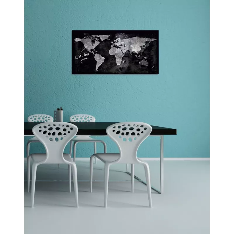 Quadro magnético de vidro SIGEL GL270 910 x 460 mm, Superweiß, sem moldura, incl. 2 ímanes e marcador