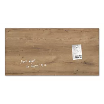 Quadro magnético de vidro SIGEL GL258 910 x 460 mm Branco