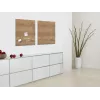 Quadro magnético de vidro SIGEL GL254 Artverum 480 x 480 mm Branco
