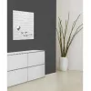 Quadro magnético de vidro SIGEL GL164 480 x 480 mm Branco