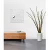 Quadro magnético de vidro SIGEL GL164 480 x 480 mm Branco