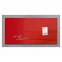 SIGEL Artverum GL147 quadro magnético de vidro 910x460 mm, branco, sem moldura, para parede