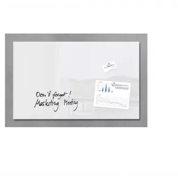 SIGEL artverum quadro magnético de vidro 780 x 480 mm super branco