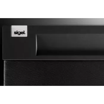 SIGEL CINTANO tapete de secretária S - preto - pele sintética - 600 x 490 mm - 1 unid.