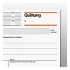 Sigel QU619 livro de recibos, IVA discriminado, A6 horizontal, 50 folhas