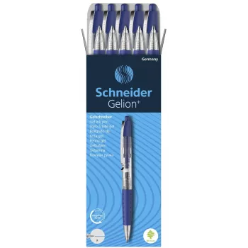 Schneider Gelion+ Caneta de gel azul 0,4 mm - pack de 10