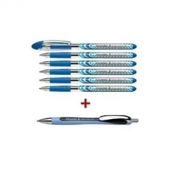 Schneider Slider XB Esferográfica azul, pack de 6