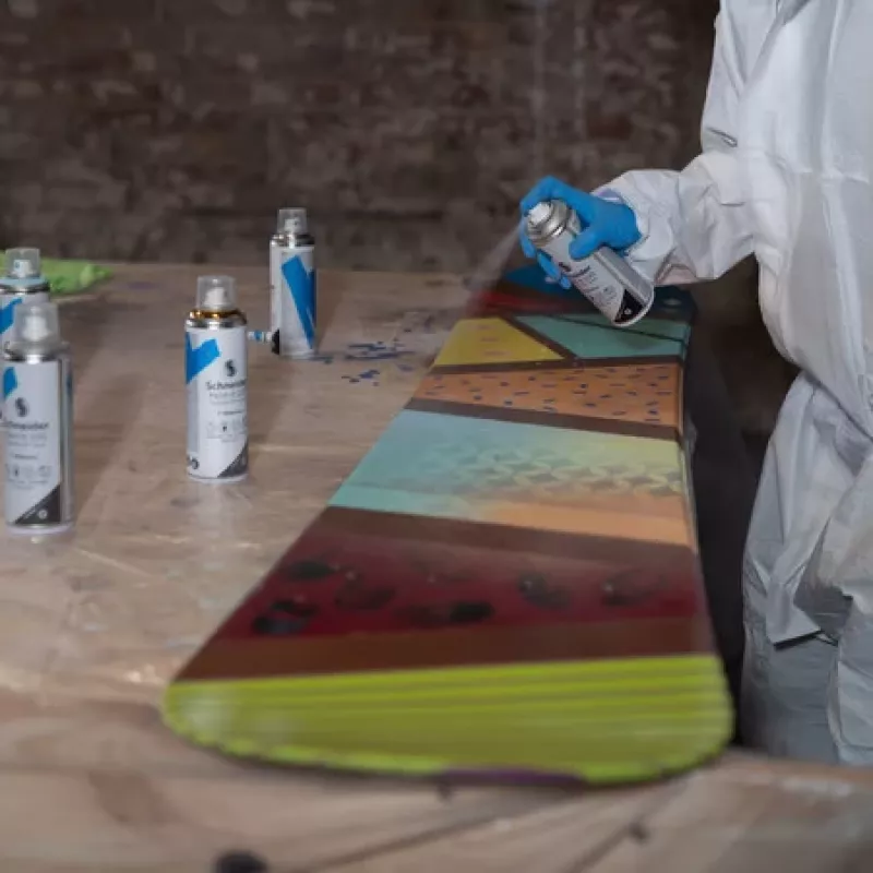 Schneider Paint-It 030 Supreme Tinta acrílica em spray DIY branco 200 ml