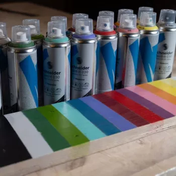 Schneider Paint-It 030 Supreme Tinta acrílica em spray DIY verde 200 ml