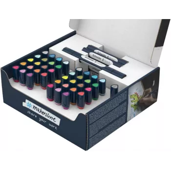 Schneider Paint-It 040 Conjunto de 52 canetas pincel, cores sortidas