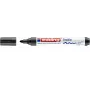 Marcador têxtil EDDING 4500 preto ponta redonda 2-3 mm permanente opaco tinta pigmentada à base de água 1 unidade