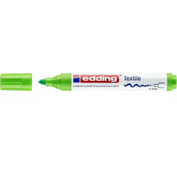 Marcador têxtil EDDING 4500 verde-claro ponta redonda 2-3 mm 1 unidade