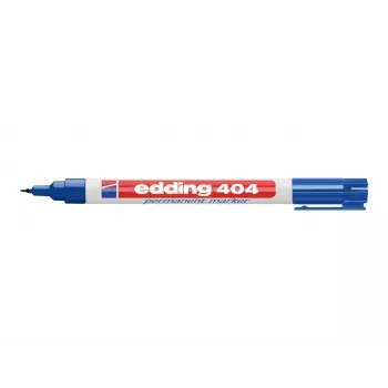 Marcador permanente EDDING 404 para vidro, metal, plástico - preto - ponta redonda 1 mm