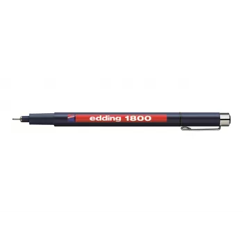 Caneta de feltro EDDING 1800 azul tinta pigmentada 0,3 mm