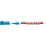 Marcador permanente EDDING 400 - azul-claro - ponta redonda - 1 mm - plástico - cartão, vidro, couro, metal, plástico, madeira