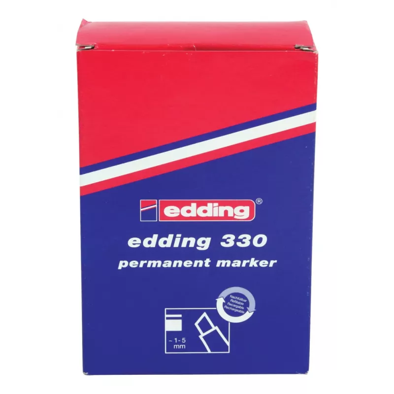 Marcador permanente EDDING OFC-ED330BK preto 1-5 mm ponta biselada 1 unidade