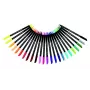 Caneta de feltro EDDING 1200 - cores sortidas - 1 mm - pack de 10