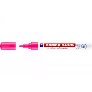 Marcador de giz EDDING 4095 - rosa - 10 unidades