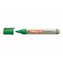 Marcador de quadro branco EDDING EcoLine 28 preto ponta redonda 1,5-3 mm recarregável