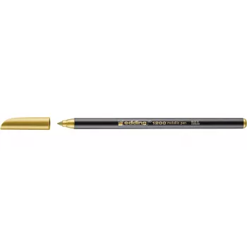 Caneta de fibra EDDING 1200 dourado 1 mm ponta redonda
