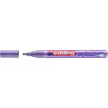 Marcador de pintura EDDING 4-751-9-078 - violeta - ponta redonda - alumínio - fino - 1 mm