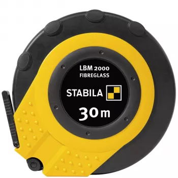 STABILA LBM 2000 Fita de fibra de vidro com caixa fechada 30 m