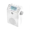 Soundmaster DAB60WE Rádio de tomada DAB+, FM, Bluetooth, função mãos-livres USB, resistente a salpicos, branco