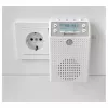 Soundmaster DAB60WE Rádio de tomada DAB+, FM, Bluetooth, função mãos-livres USB, resistente a salpicos, branco
