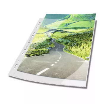 DURABLE Capas de documentos Premium A4 PP reciclado 100 unid. transparente (268419)