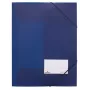 Durable pasta com elásticos nos cantos (Eckspanner) DIN A4, azul escuro