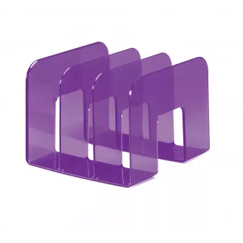 Durable TREND Caixa de documentos A4 - violeta transparente - 165 mm de lombada - capacidade para 1500 folhas