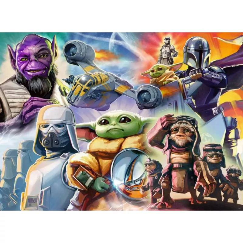 RAVENSBURGER Puzzle The Mandalorian and Grogu (500 peças)