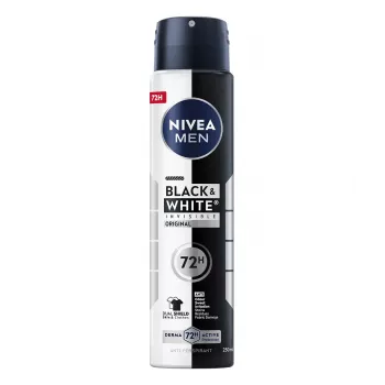 Nivea Men Black & White Invisible Original Desodorizante Antitranspirante Spray 250ml