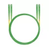 HELOS cabo de rede de fibra ótica E2000® APC/E2000® APC (LSH) Duplex 9/125 µm OS2 amarelo 0,5 m
