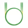 HELOS cabo de rede de fibra ótica E2000® APC/E2000® APC (LSH) Duplex 9/125 µm OS2 amarelo 0,5 m