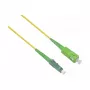 HELOS cabo de rede de fibra ótica OS2 Simplex LSZH 2,0 mm SC/APC para LC/APC amarelo 20 m